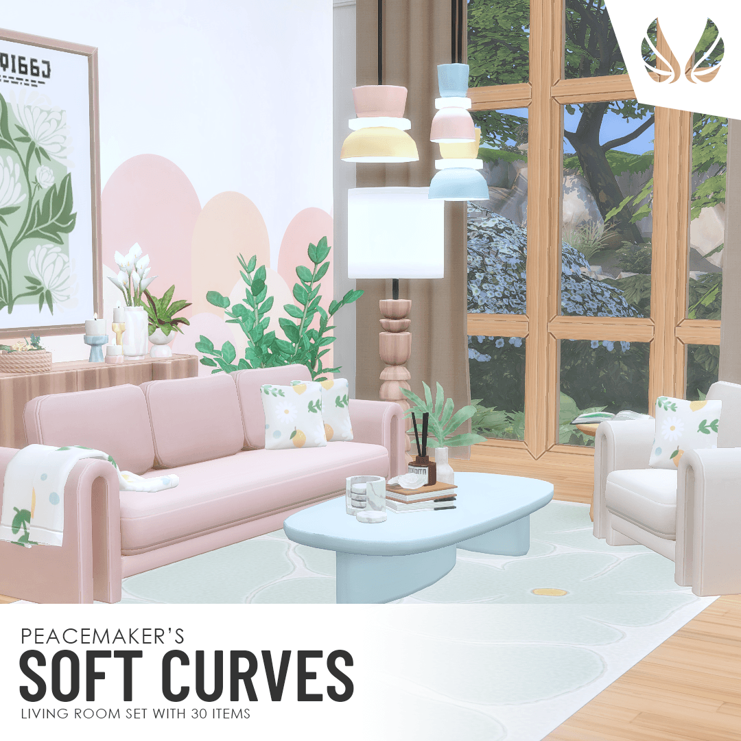 Набор для гостиной Soft Curves Living Room